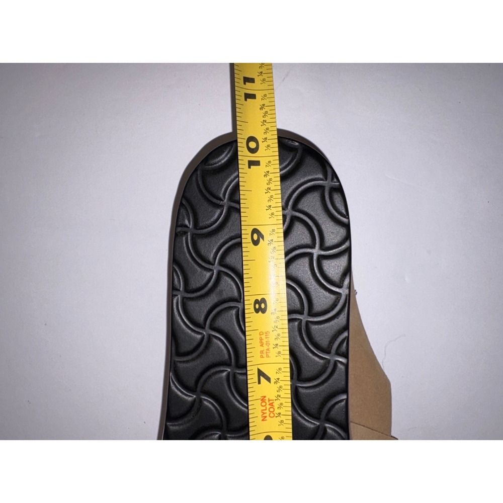 Tan Mule Loafers Buckle Detail Slip On Flats Women Size see Pictures - Picture 6 of 8
